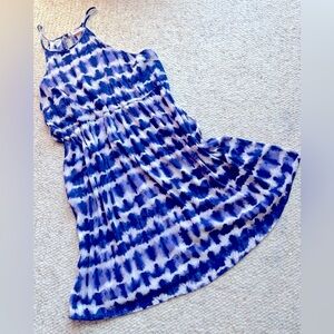 Mossimo Supply Co. Purple and White Casual Sun Dress